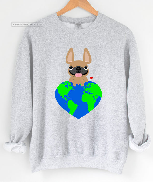 Earth Love - French Bulldog Sweatshirt