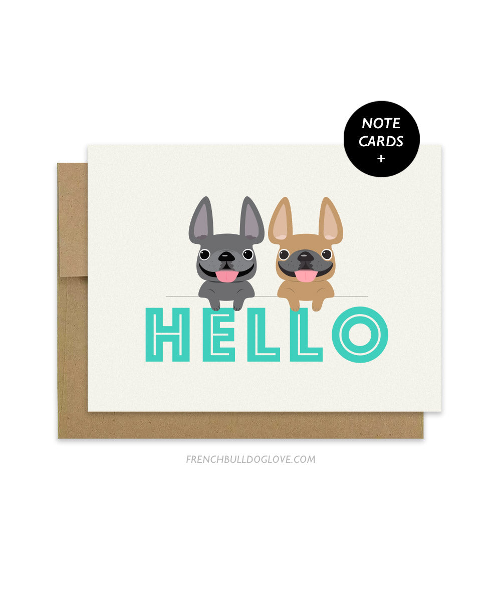 Bulldog Note Card Bulldog Note Card