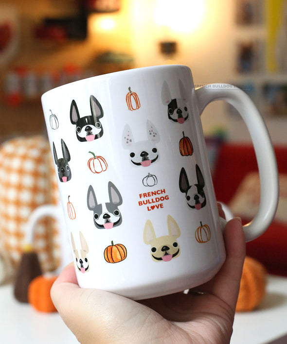 Hey Pumpkin - French Bulldog Coffee Mug 15 oz