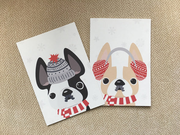 Cozy Pup French Bulldog Holiday Card - French Bulldog Love - 18