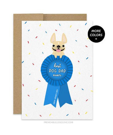 Blue Ribbon Dad - Father's Day Card