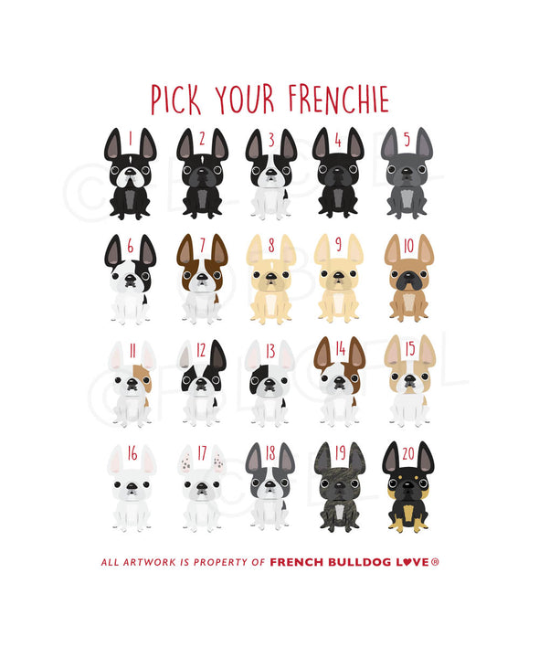 I Love You Like... - French Bulldog Greeting Card