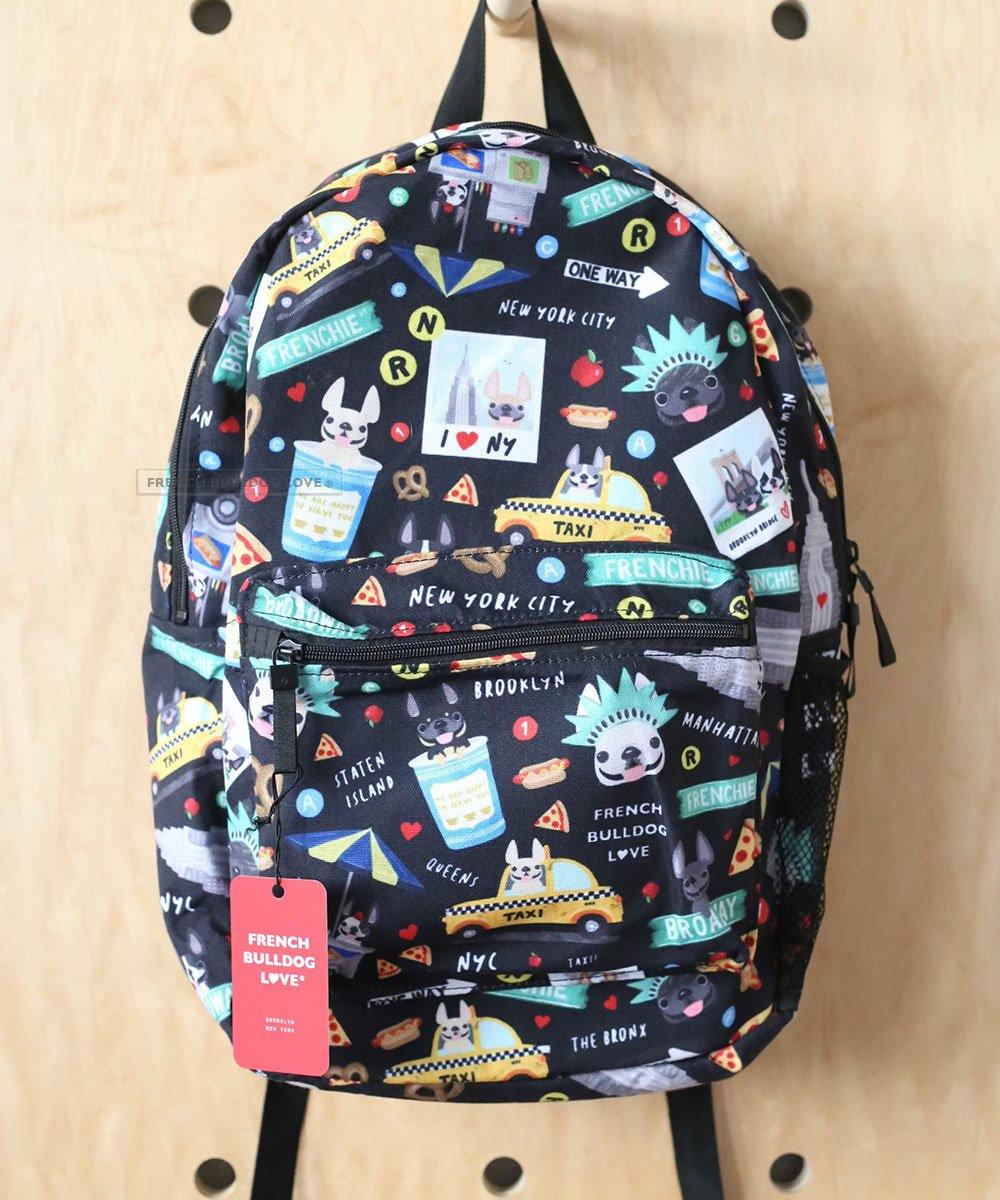 NYC French Bulldog Backpack by French Bulldog Love