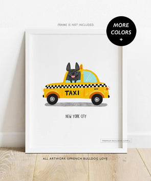 ART PRINTS - French Bulldog Love