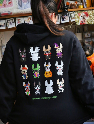 Nightmare on Frenchie Street - Super Soft Hoodie - Unisex