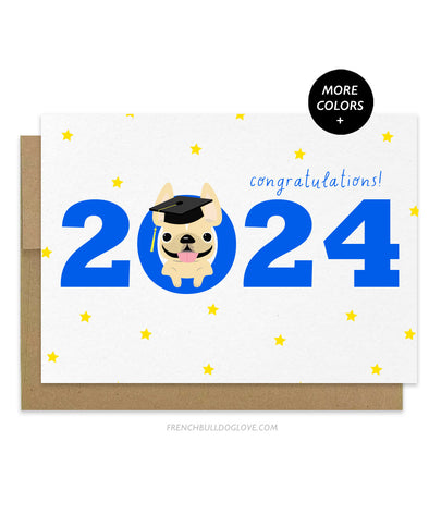 2024 Grad - Graduation Card - Blue