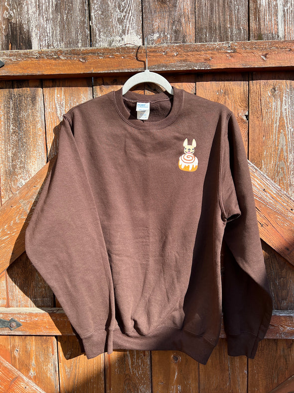 SAMPLE - CINNAMON ROLL SWEATSHIRT - BROWN - SMALL