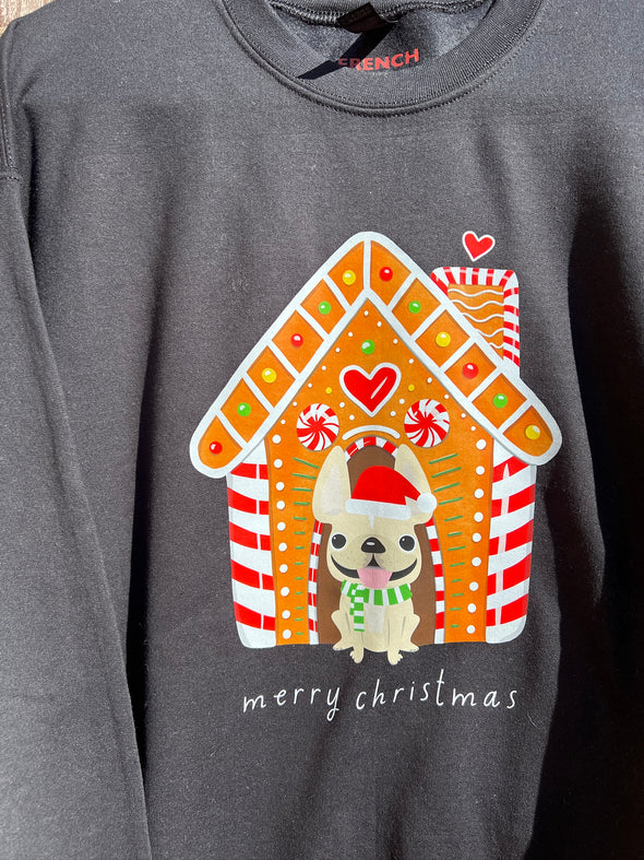 SAMPLE - GINGERBREAD HOUSE SWEATSHIRT - LARGE