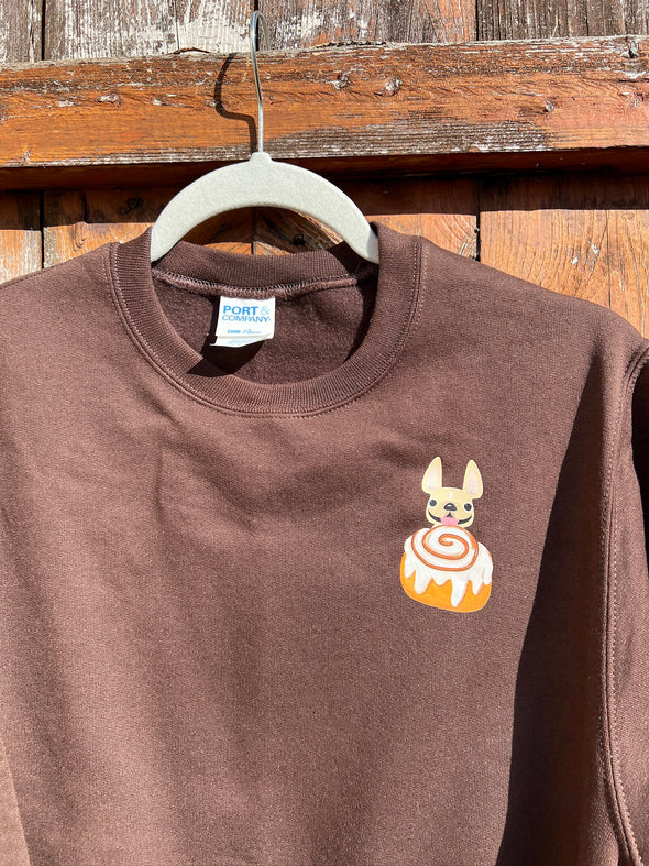 SAMPLE - CINNAMON ROLL SWEATSHIRT - BROWN - SMALL
