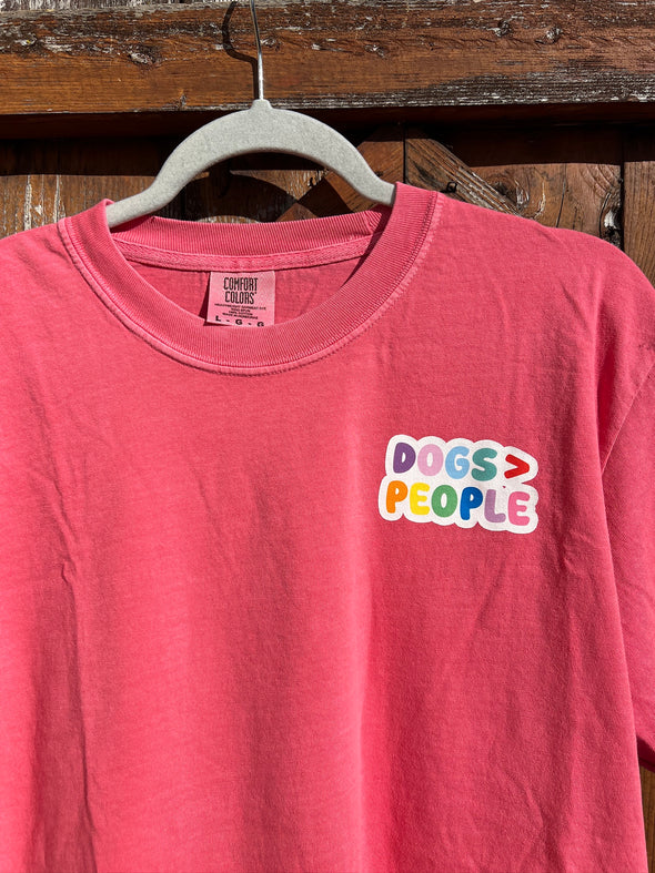 SAMPLE - DOGS > PEOPLE T SHIRT - LARGE