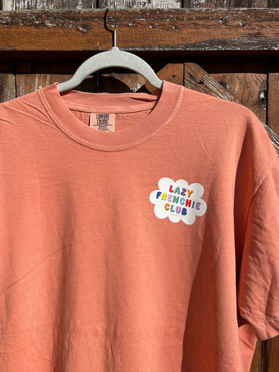 SAMPLE - LAZY FRENCHIE CLUB T SHIRT - LARGE