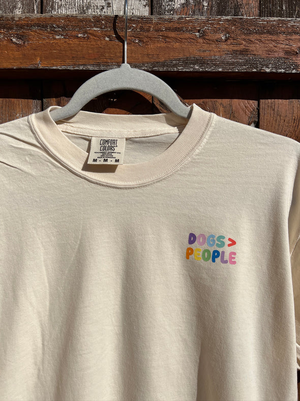 SAMPLE - DOGS > PEOPLE T SHIRT - MEDIUM