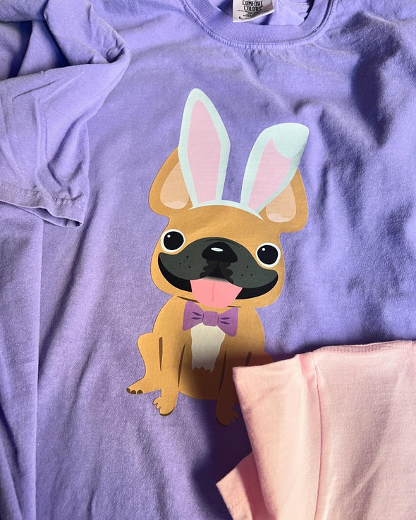 Frenchie Bunny Easter T-Shirt
