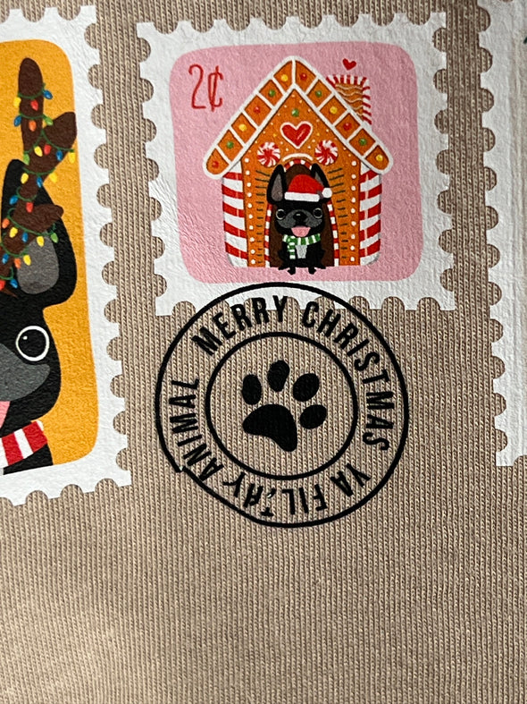 MISPRINT - HOLIDAY STAMPS T SHIRT - LARGE