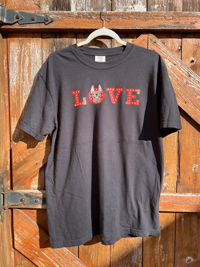 SAMPLE - FLASHING LOVE TEE - LARGE