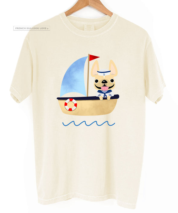 Frenchies Ahoy! French Bulldog T-shirt