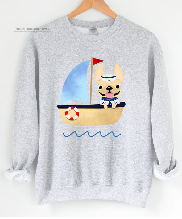 Frenchies Ahoy! Crewneck Sweatshirt - Unisex