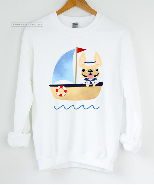 Frenchies Ahoy! Crewneck Sweatshirt - Unisex