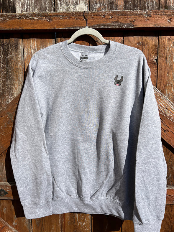 SAMPLE - ITTY BITTY FRENCHIE FACE - BRINDLE - SMALL