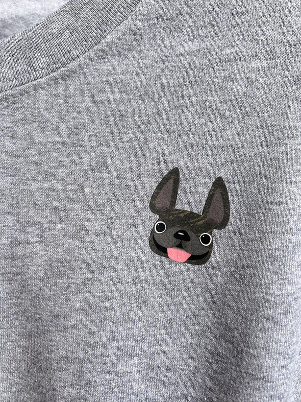 SAMPLE - ITTY BITTY FRENCHIE FACE - BRINDLE - SMALL