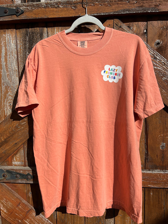 SAMPLE - LAZY FRENCHIE CLUB T SHIRT - LARGE
