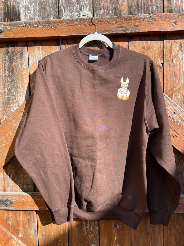 SAMPLE - CINNAMON ROLL SWEATSHIRT - BROWN - SMALL