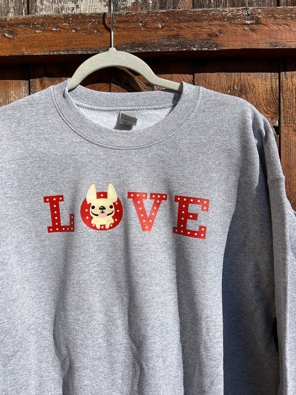 SAMPLE - FLASHING LOVE SWEATSHIRT - MEDIUM