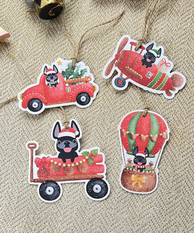 Frenchie Express Gift Tags - Set of 12 - Pick Your Frenchie Color