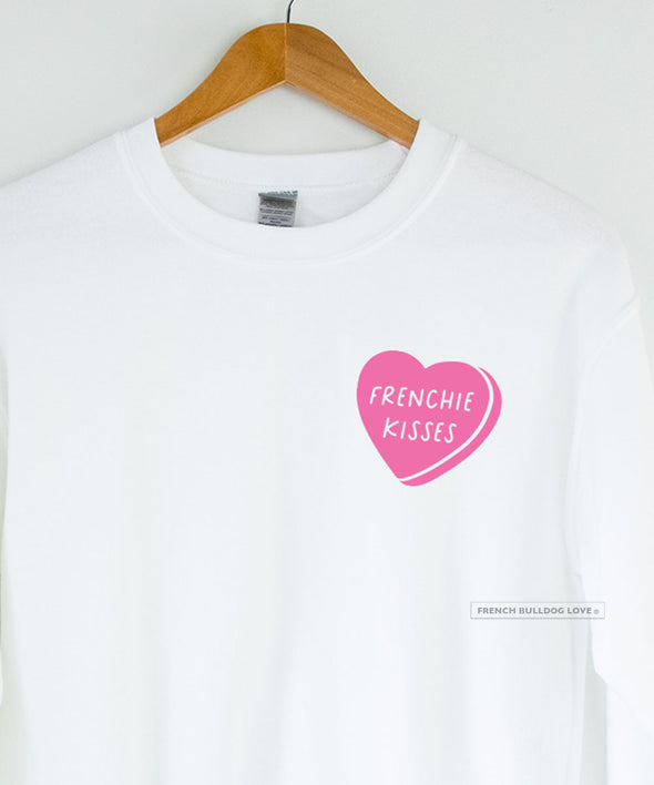 Frenchie Kisses - Crewneck Sweatshirt - Unisex