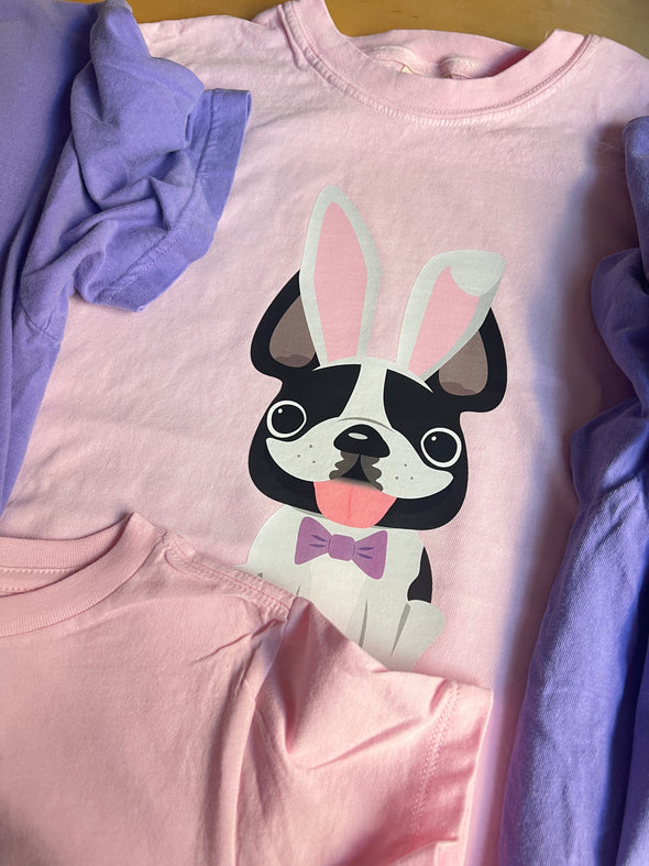 Frenchie Bunny Easter T-Shirt