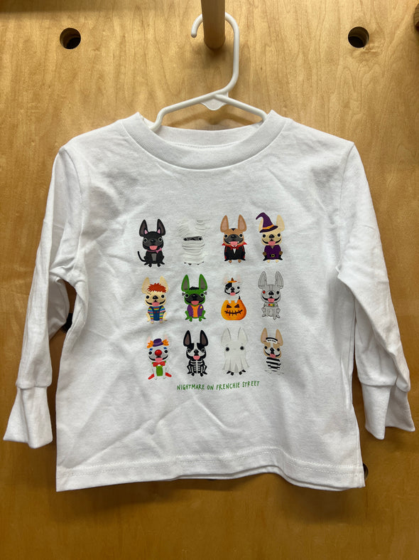 KIDS SAMPLE - NIGHTMARE ON FRENCHIE ST - 3T - LONG SLEEVE