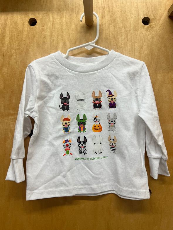 KIDS SAMPLE - NIGHTMARE ON FRENCHIE ST - 3T - LONG SLEEVE