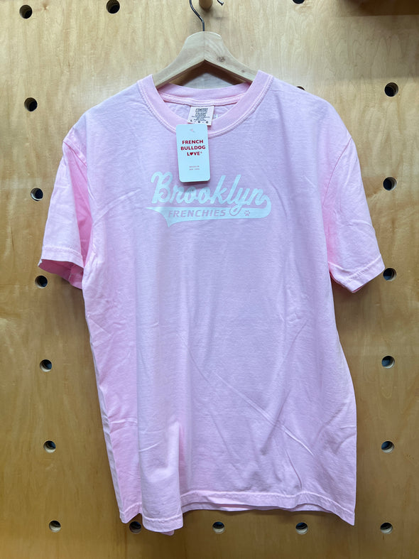 SAMPLE - BROOKLYN FRENCHIES - LARGE - PINK TEE