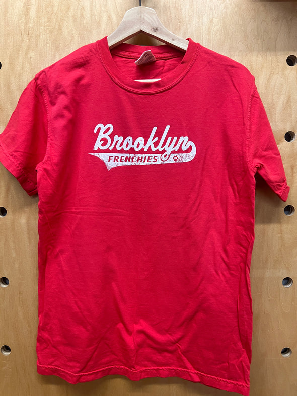 MISPRINT - BROOKLYN FRENCHIES - SMALL - RED TEE