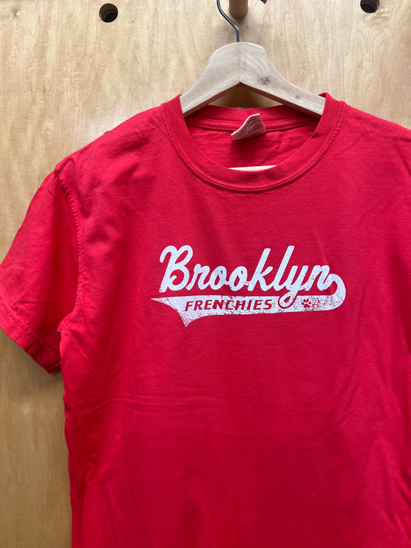 MISPRINT - BROOKLYN FRENCHIES - SMALL - RED TEE