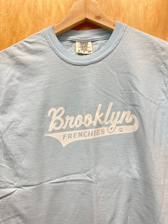 SAMPLE - BROOKLYN FRENCHIES - SMALL - LIGHT BLUE TEE