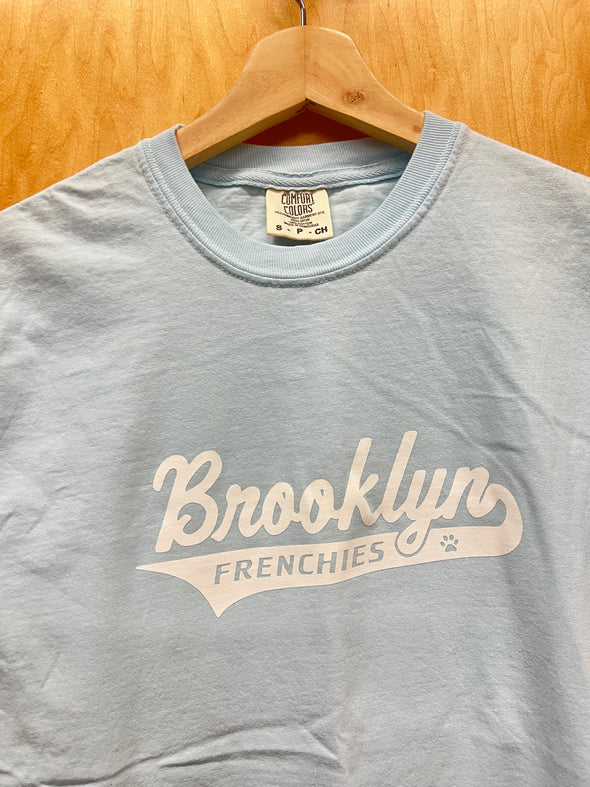 SAMPLE - BROOKLYN FRENCHIES - SMALL - LIGHT BLUE TEE