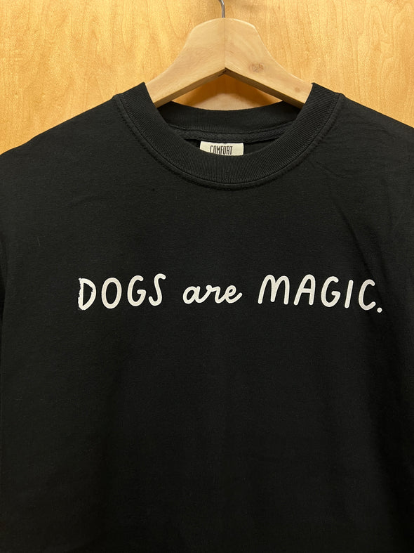 MISPRINT - DOGS ARE MAGIC - MEDIUM - BLACK TEE