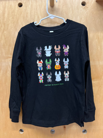 KIDS SAMPLE - NIGHTMARE ON FRENCHIE ST - 4T - LONG SLEEVE