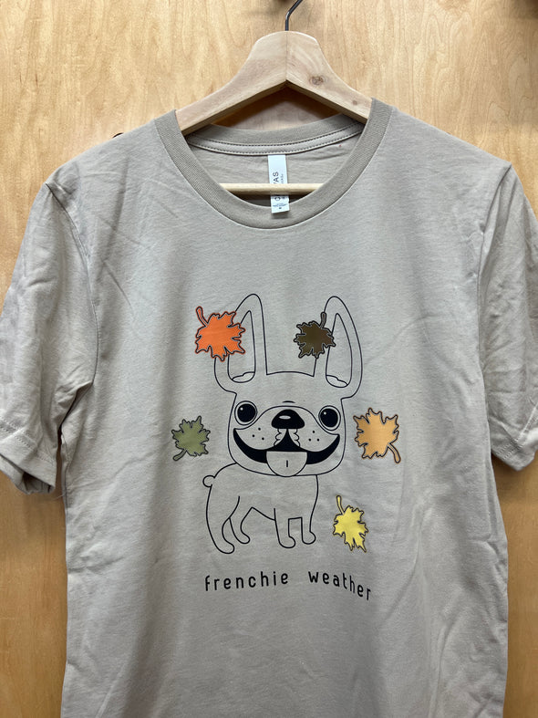 SAMPLE - FRENCHIE WEATHER T SHIRT - MEDIUM - TAN