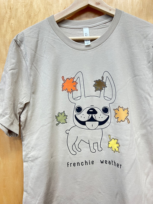 SAMPLE - FRENCHIE WEATHER T SHIRT - MEDIUM - TAN