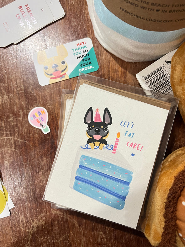 Birthday Cake Note Card Set - Box of 12 or 24