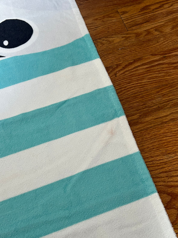 MISPRINT - STRIPED BEACH TOWEL - FRENCHIE 6