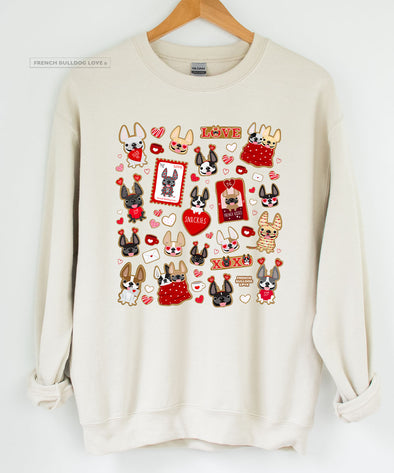 Valentine Cookies Crewneck Sweatshirt - Unisex