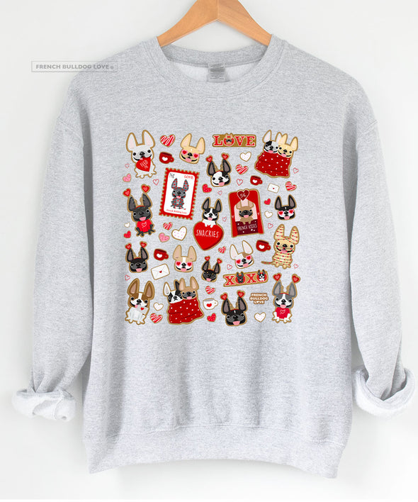 Valentine Cookies Crewneck Sweatshirt - Unisex