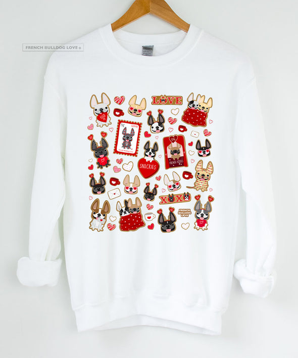 Valentine Cookies Crewneck Sweatshirt - Unisex