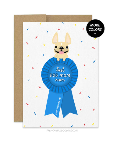 Blue Ribbon Mom - Mother's Day Card
