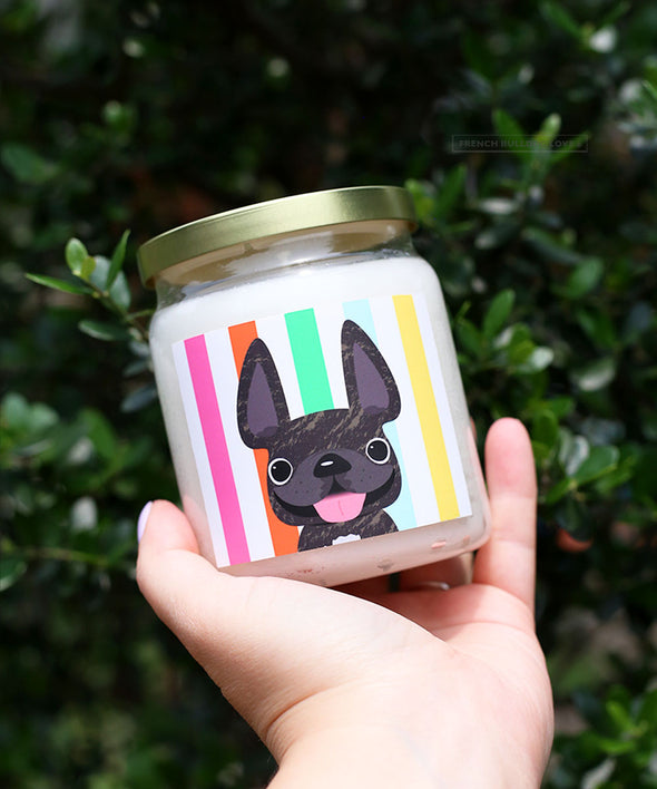 Brindle Summer Stripes Candle - Blackberry Vanilla
