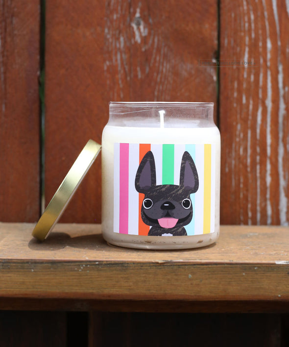 Brindle Summer Stripes Candle - Blackberry Vanilla