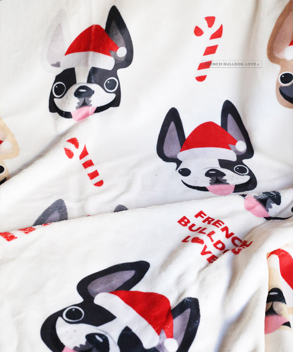 Candy Cane Fleece Blanket